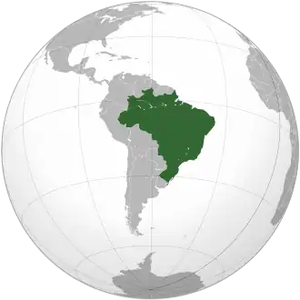 Poloha Brazílie