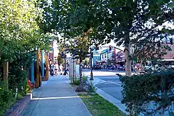 Hlavní ulice Main Street v Breckenridge