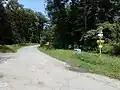 Rozcestník na vstupu do Kančí obory