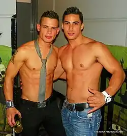 Nejlepší aktiv 2012 Brent Everett (vlevo) a nejlepší herec 2013 Topher DiMaggio