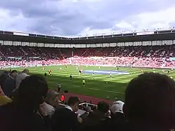 Panorama stadionu