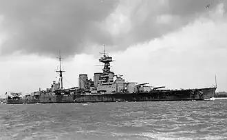 HMS Hood v evropských vodách v roce 1932