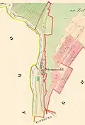 Císařský otisk stabilního katastru Kamenného Mlýna z roku 1826