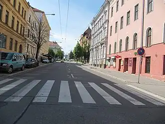 Kounicova ulice, jižní část