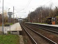 Pohled na zastávku