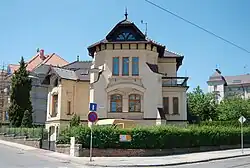 Původní německý dům na rohu Údolní a Jiříkovského