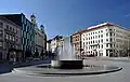 Kašna s verši Jana Skácela