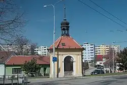 Stará a nová zástavba Slatiny