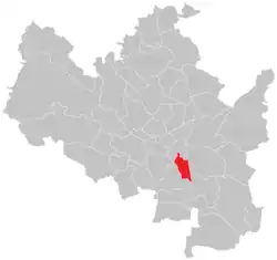 Komárov na mapě