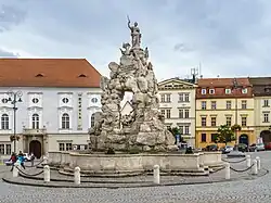 Kašna Parnas v Brně od J. B. Fischera z Erlachu, 1693–1695.