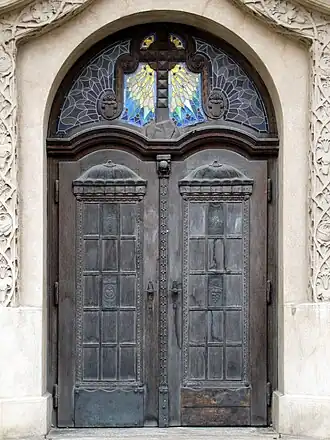 Secesní dveře
