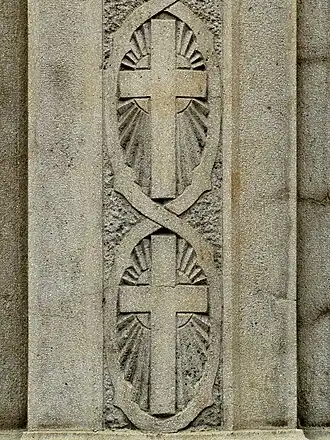 Detail vstupního portálu