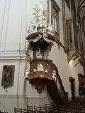 Kazatelna, katedrála sv. Petra a Pavla (1774–1775)