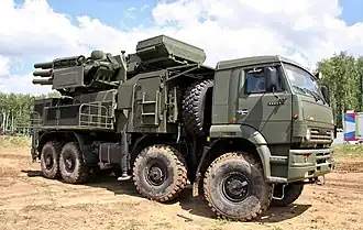 Pancir-S1 na vozidle KAMAZ-6560 8x8
