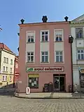Broumov měšťanský dům Mírové nám., Dlážděná 116.JPG