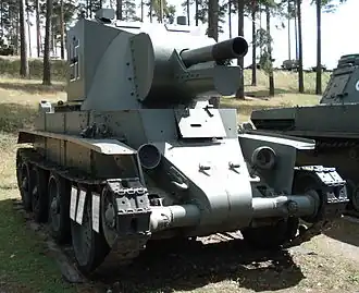 BT-42 v muzeu ve Finsku