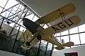 Bucker Bu-131B Jungmann uvnitř terminálu