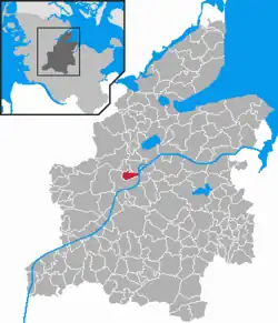 Büdelsdorf na mapě