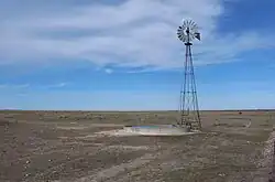 Větrný mlýn u Buffalo Lake