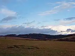 Buková hora, pohled z Lobendavského vrchu