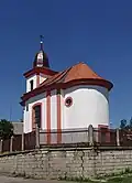 pohled na kapli svatého Jana Nepomuckého v Bukvici
