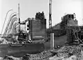 Fotografie z výstavby plavební komory na průplavu RMD z 22. května 1967