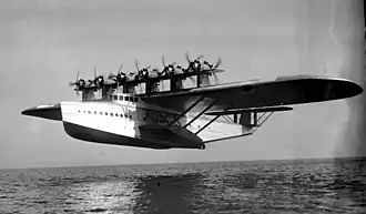 Létající člun Dornier Do X na snímku z roku 1932