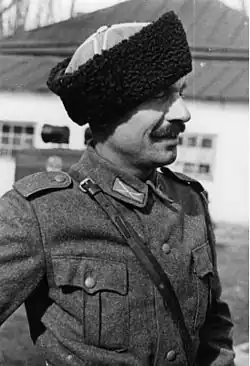 Kozák sloužící ve wehrmachtu (1944)