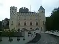 Průčelí hradu Hartenstein