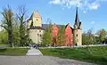 Hrad Stein na břehu Cvikovské Muldy