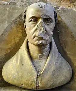 Busta Václava z Radče v triforiu