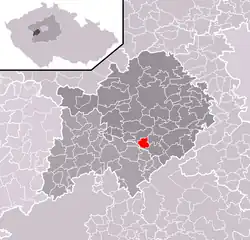 Bykoš na mapě