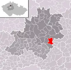 Byšice na mapě