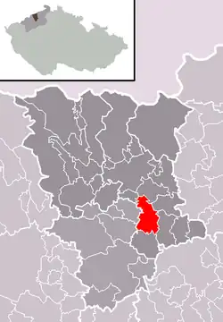 Bžany na mapě