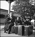 Praha, uprchlíci z pohraničí, říjen 1938