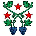 Conthey – vlajka