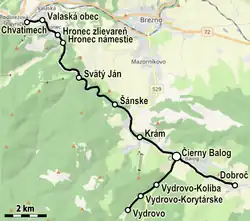 Mapa trati