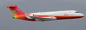 Comac ARJ-700 v barvách Chengdu Airlines, rok 2010