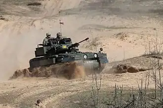 Průzkumné vozidlo třídy CVR(T) lotyšské armády