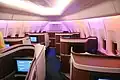 První třída v Boeingu 747 společnosti Cathay Pacific