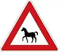 A 13 Zvířata: Na značce může být použít i jiný určený symbol zvířete než krávy. V návrhu vyhlášky z května 2015 však žádný vhodný určený symbol obsažen nebyl. Ve vypořádání připomínkového řízení k 31. 7. 2015 ministerstvo k námitce Hospodářské komory ČR tvrdí, že jako „jiný vhodný určený symbol zvířete“ lze alternativně použít pouze určené vyobrazení koně, doplněné do seznamu určených symbolů druhů vozidel a skupin chodců.