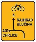 IS 20 Návěst před křižovatkou pro cyklisty