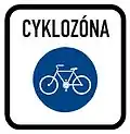 IZ 9a Zóna pro cyklisty