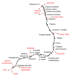 mapa trati