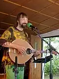 Caine s mandolou na festivalu Otevřeno v Jimramově 2007
