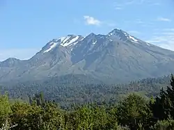 Calbuco pohledem od severu