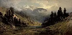Centrální Sierra Nevada na malbě W. Keitha