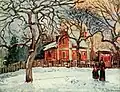 Camille Pissarro: Kaštanový sad v Louveciennes (1879)