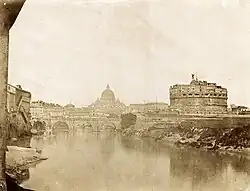 Canevo Tevere con Castel Sant Angelo