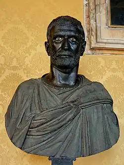 Antická busta tradičně identifikovaná jako Lucius Iunius Brutus a uložená v kapitolských muzejích